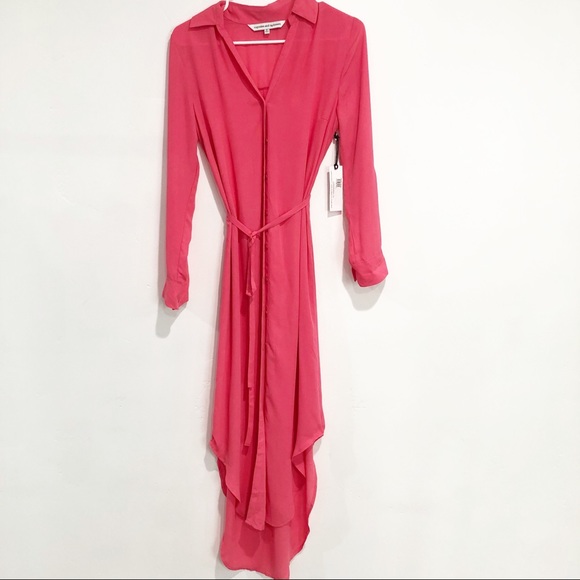 cupcakes & cashmere Dresses & Skirts - Cupcakes and Cashmere Hot Pink Duster Dress